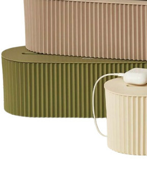 zielony organizer na kable