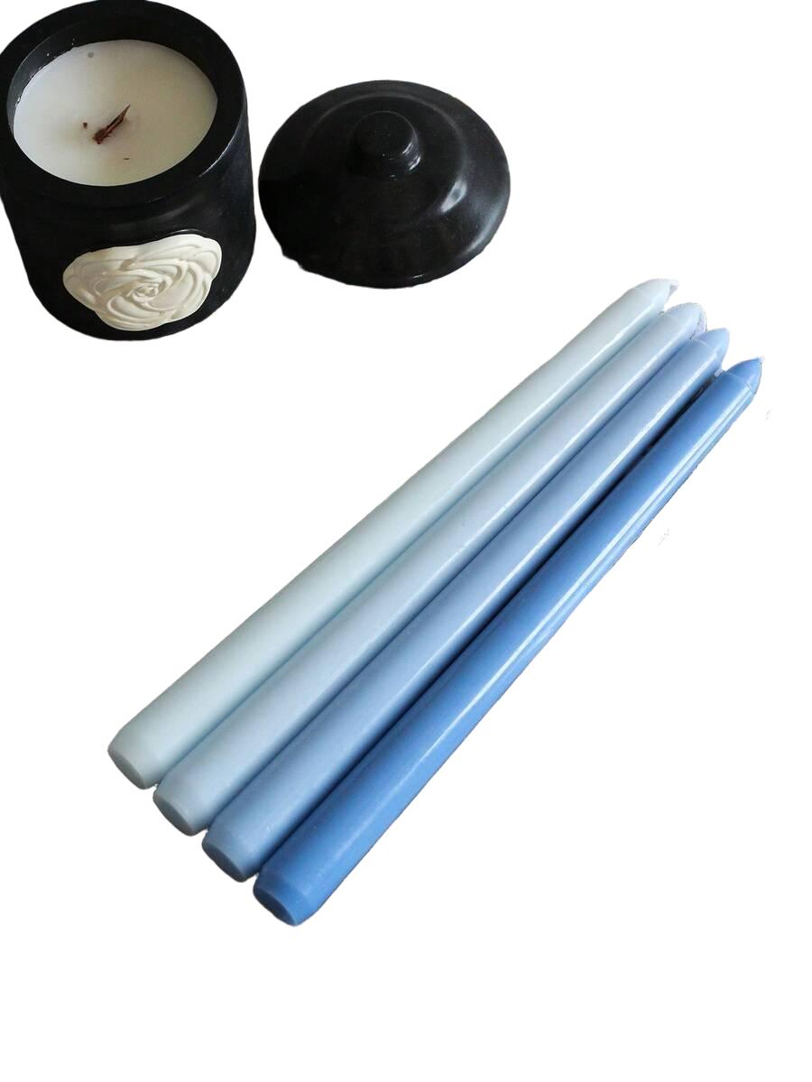 niebieskie świece 4 pack