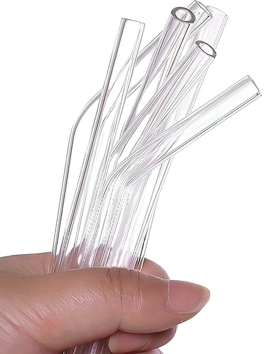SZKLANE SŁOMKI 10-PACK