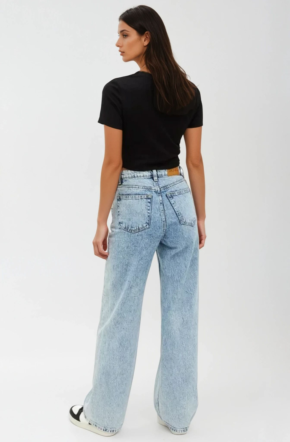 NIEBIESKIE SPODNIE JEANS