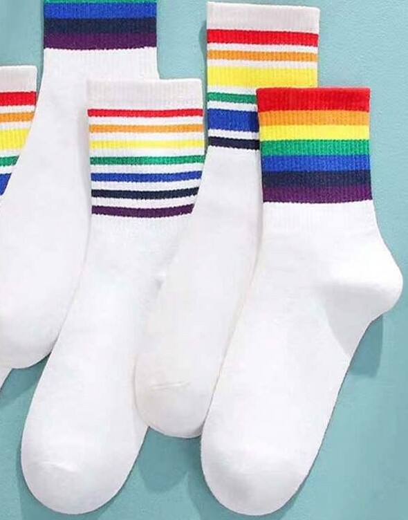 klasyczne skarpety wzór paski  3-pack