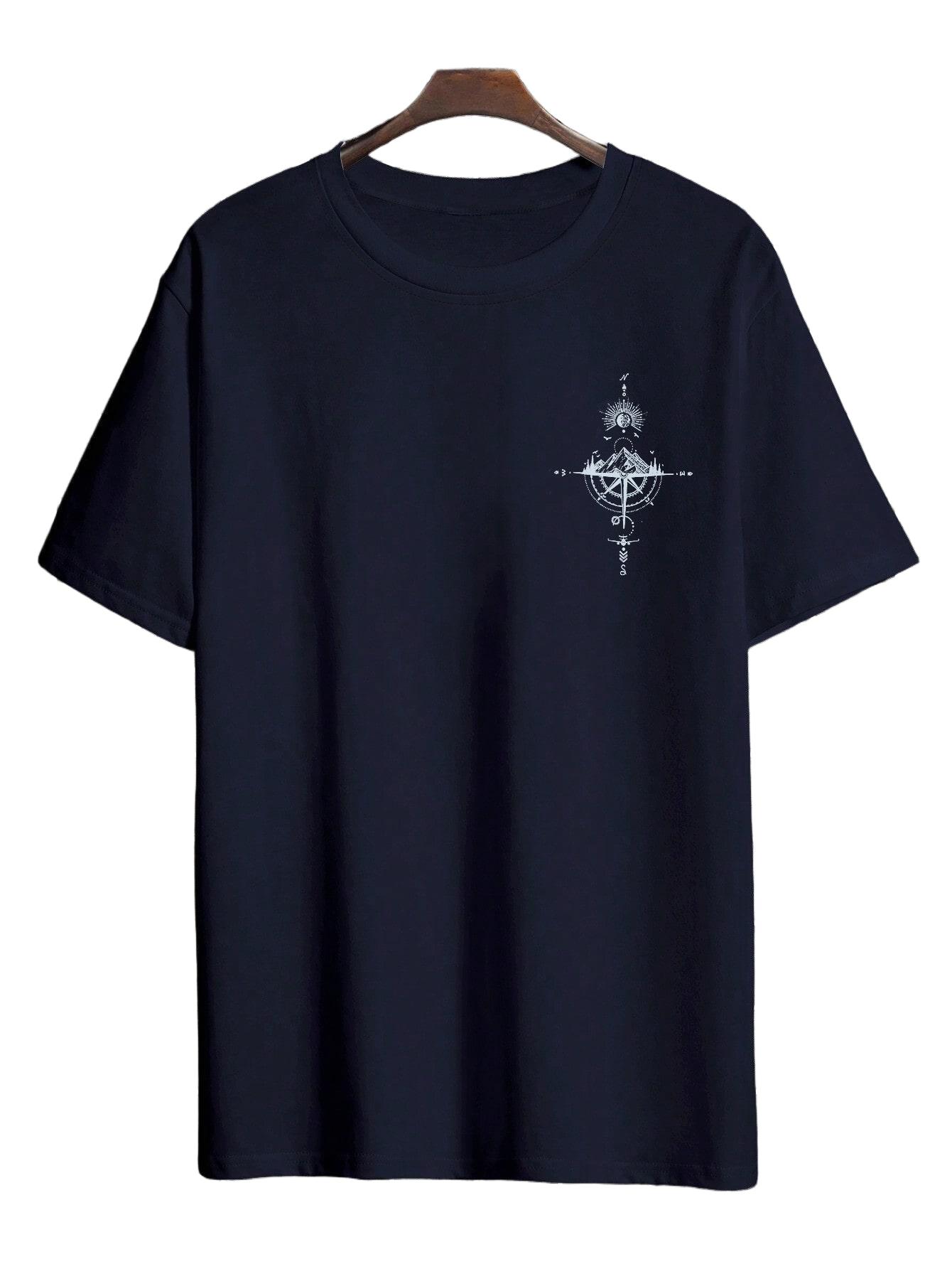 T-SHIRT MĘSKI Z NADRUKIEM