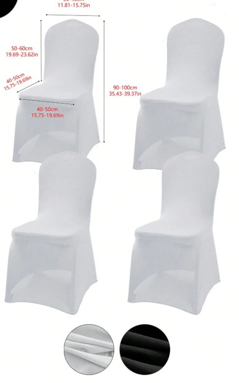 pokrowce na krzesła 4-pack