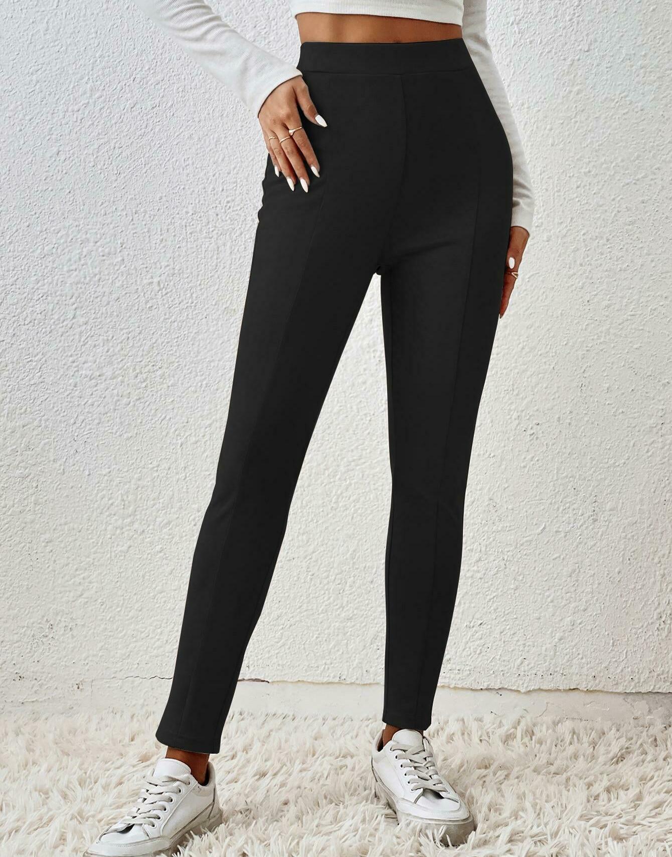 CZARNE LEGGINSY CASUAL