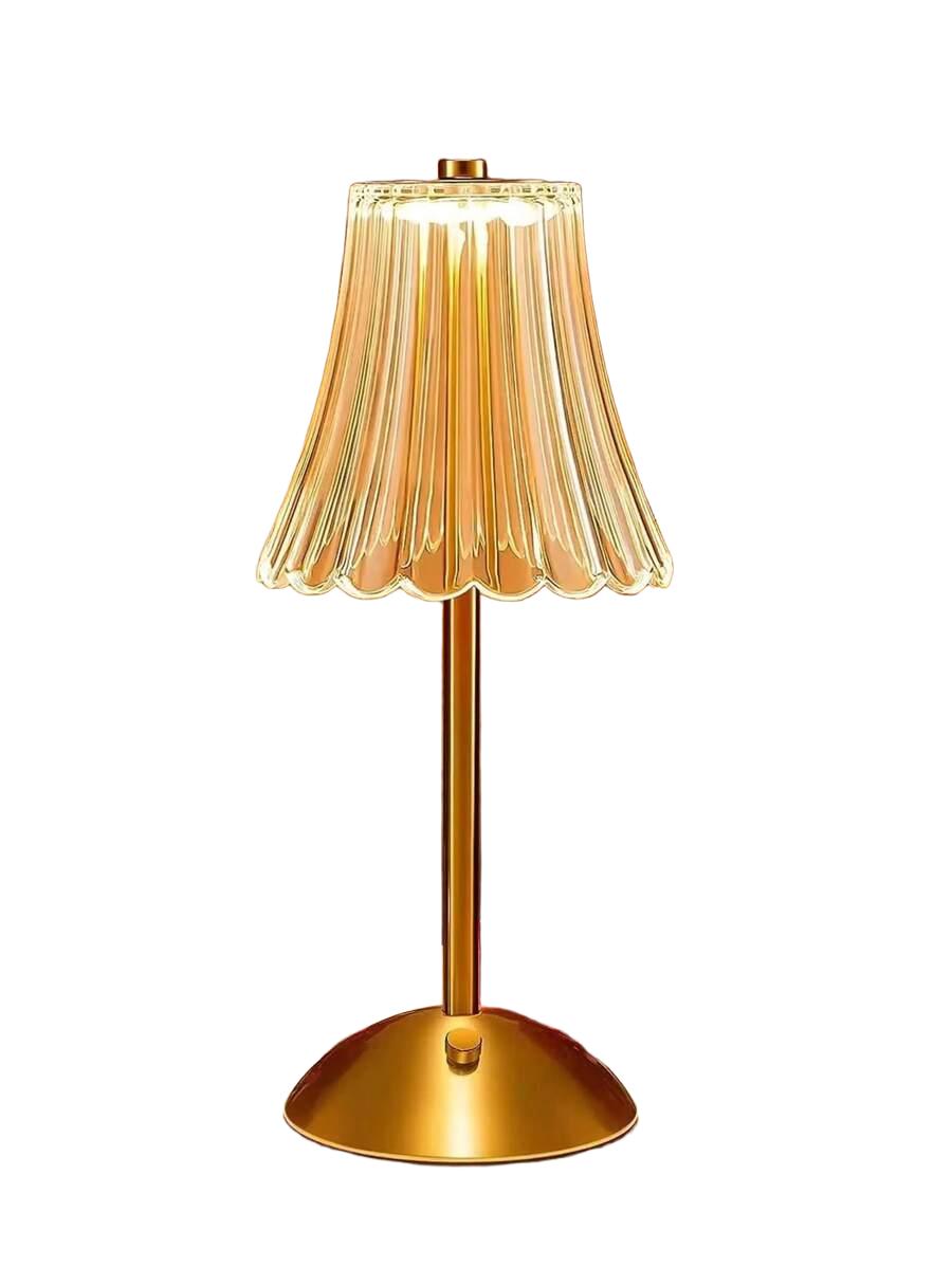 złota lampka nocna