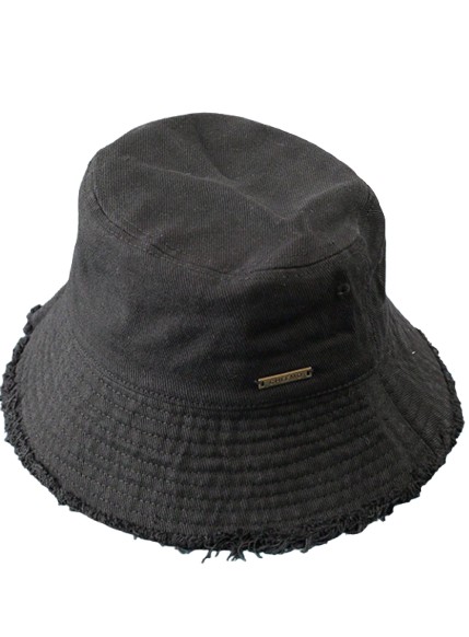 czarny KAPELUSZ BUCKET