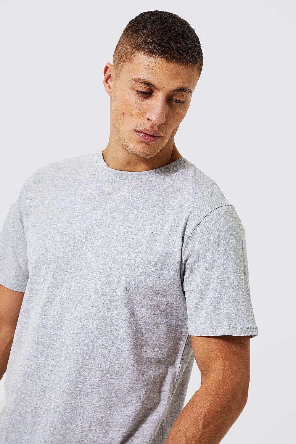 szary t-shirt basic