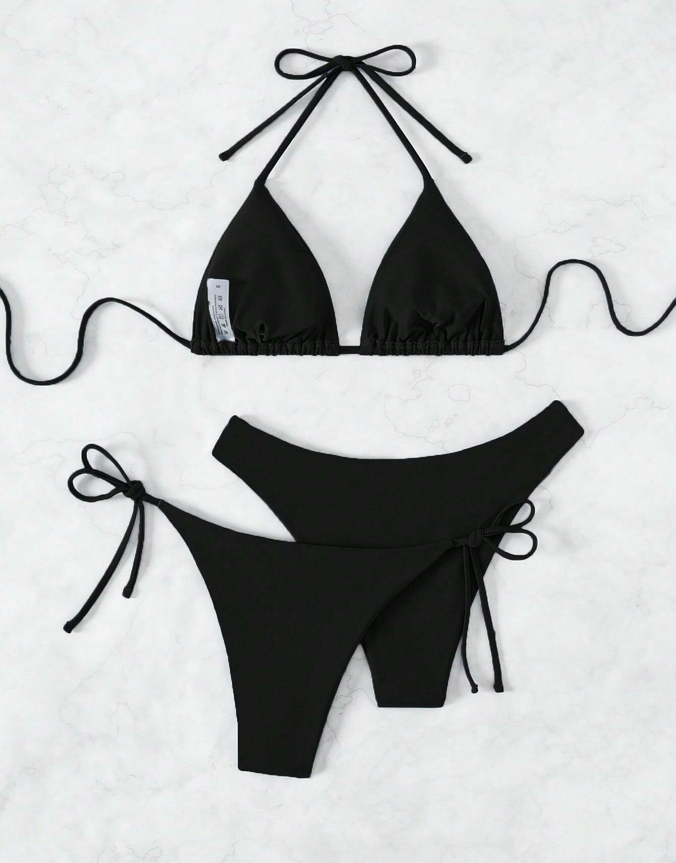 CZARNY KOMPLET BIKINI