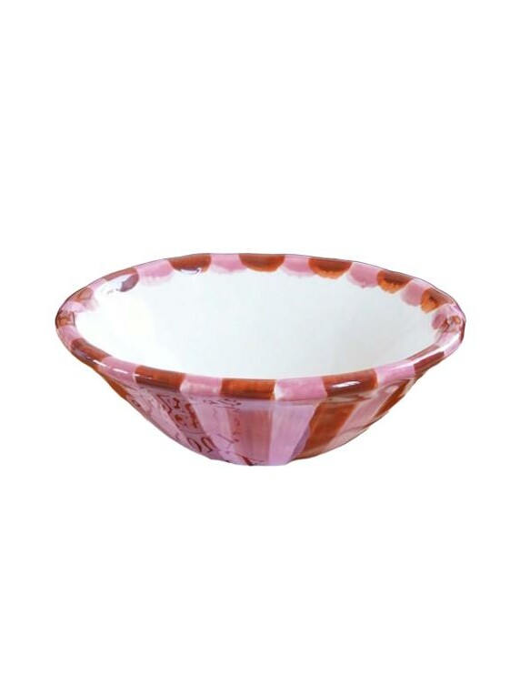 Ceramiczna miska w paski