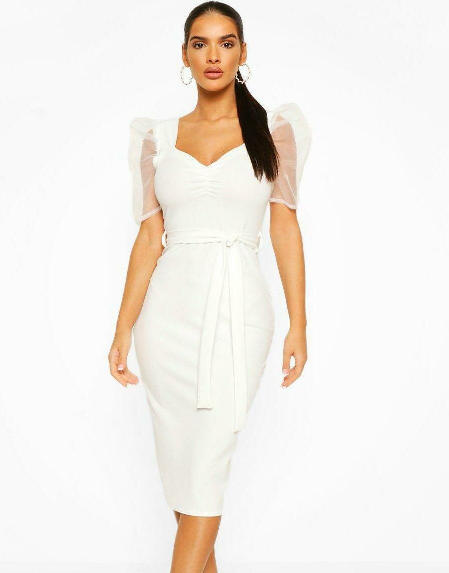 MIDI SUKIENKA V-NECK 