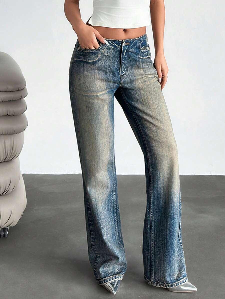 SPODNIE JEANS KIESZENIE 