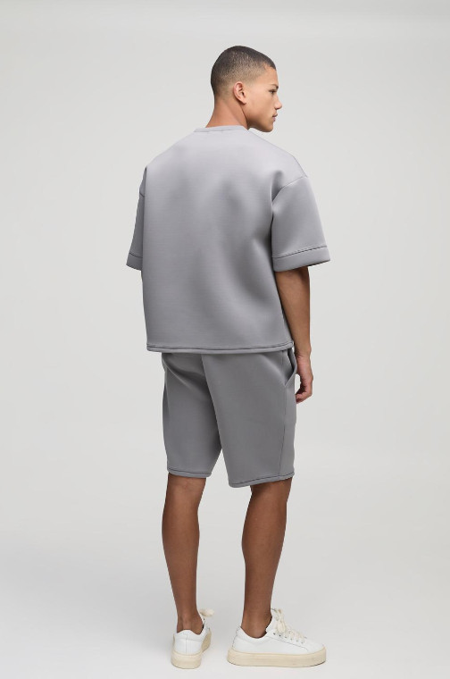 SZARY T-SHIRT BASIC