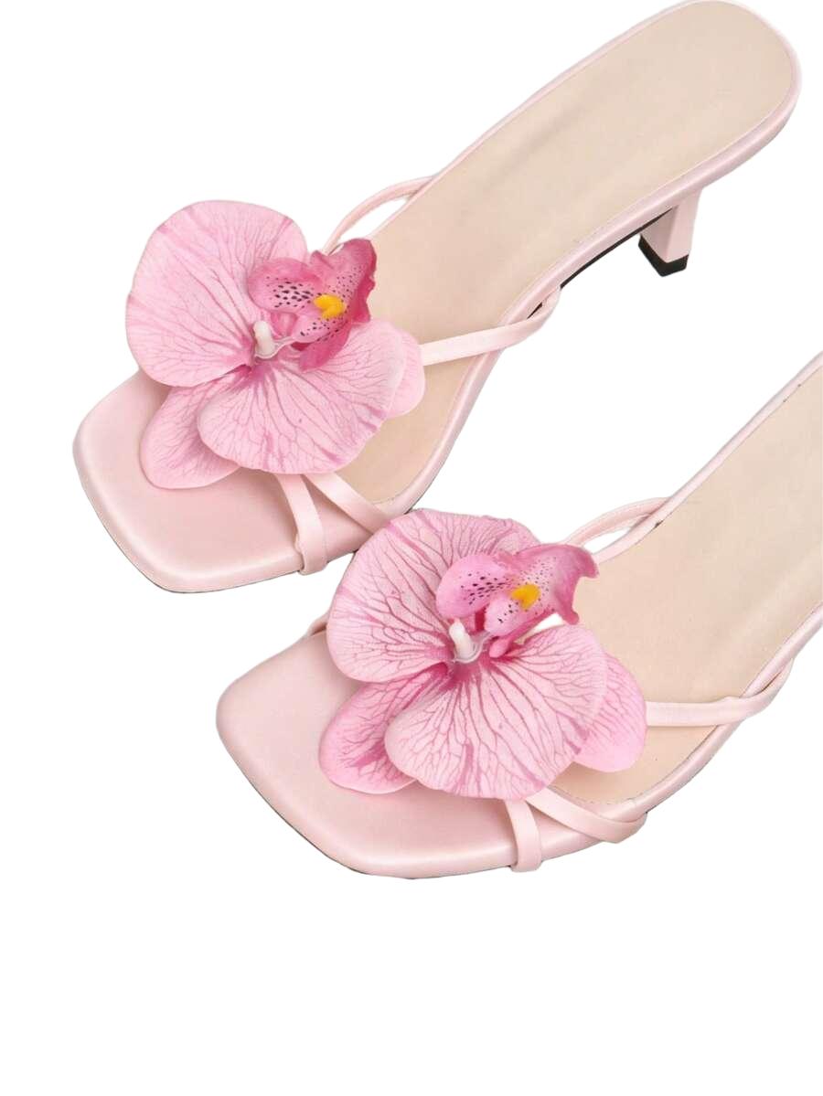 Klipsy ozdoby na buty kwiaty