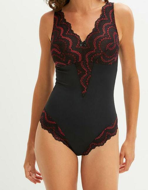 BODY MODELUJĄCE Z KORONKĄ
