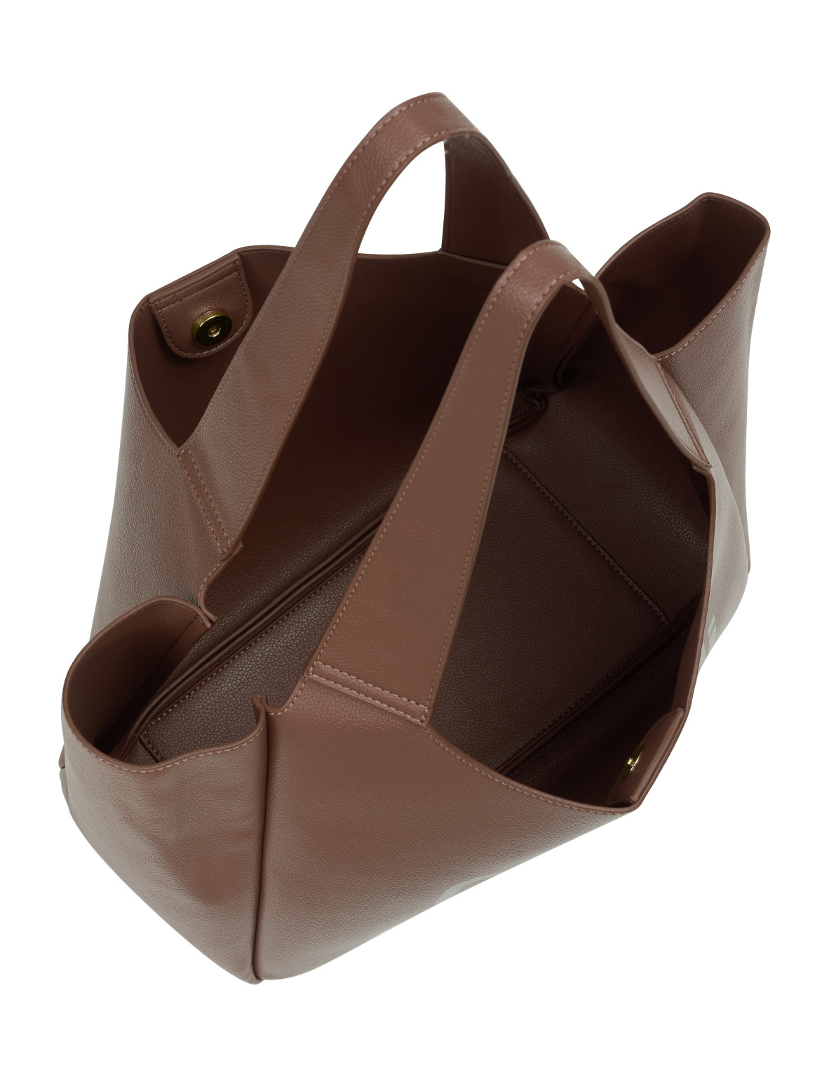 BRĄZOWA TOREBKA SHOPPER ARIANNA LOGO