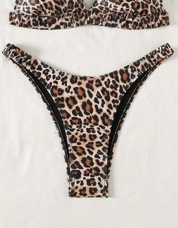 dół od bikini wzór zwierzęcy