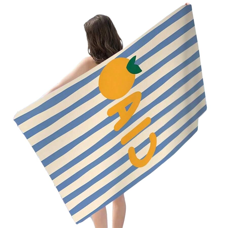 ręcznik plażowy paski