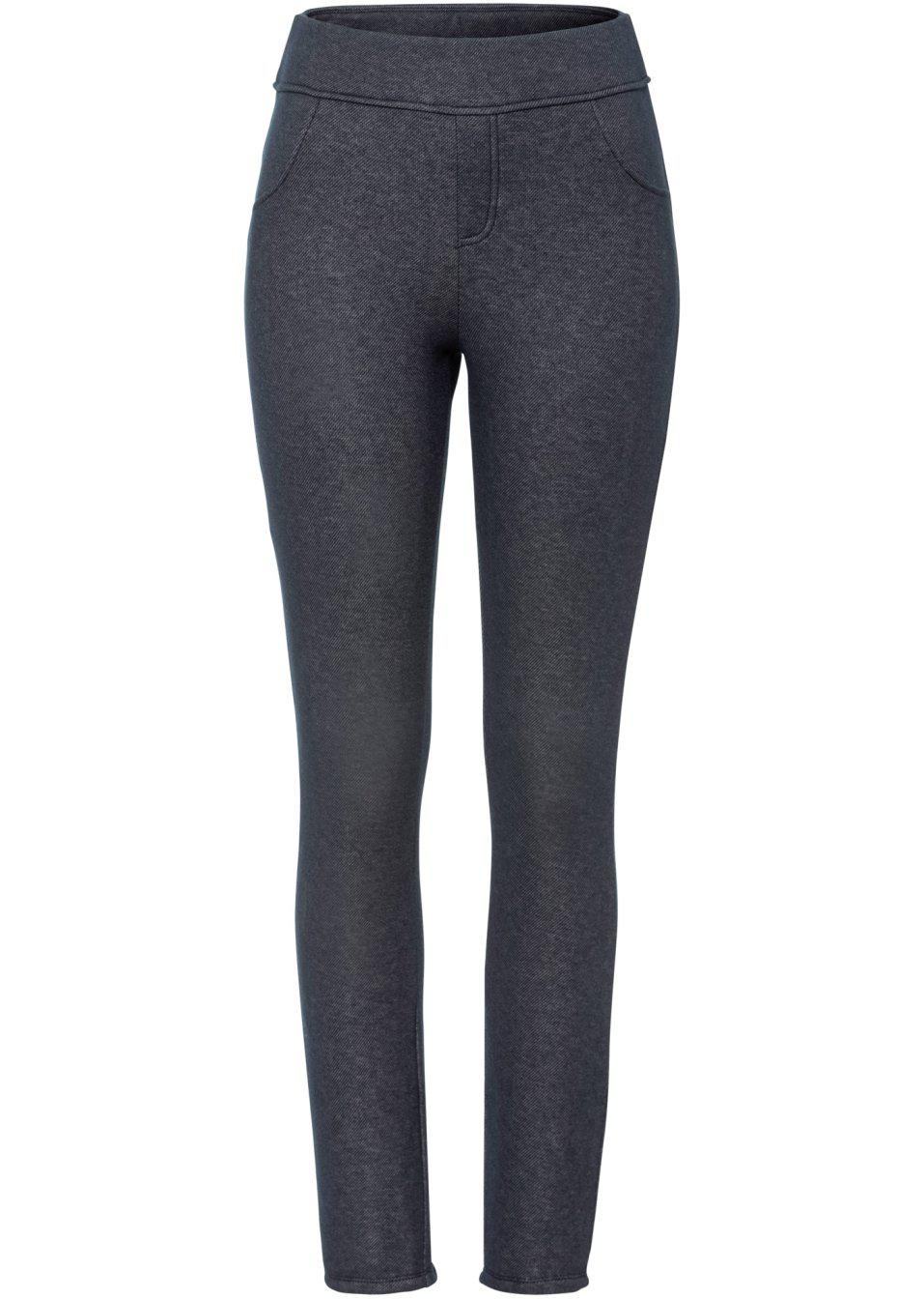 LEGGINSY OCIEPLANE GRANATOWE
