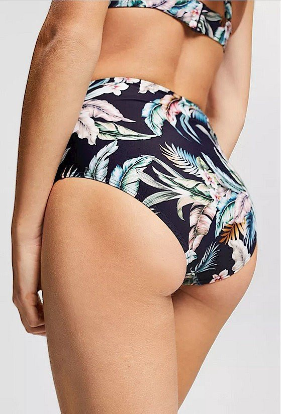 dół od bikini wysoki stan wzór