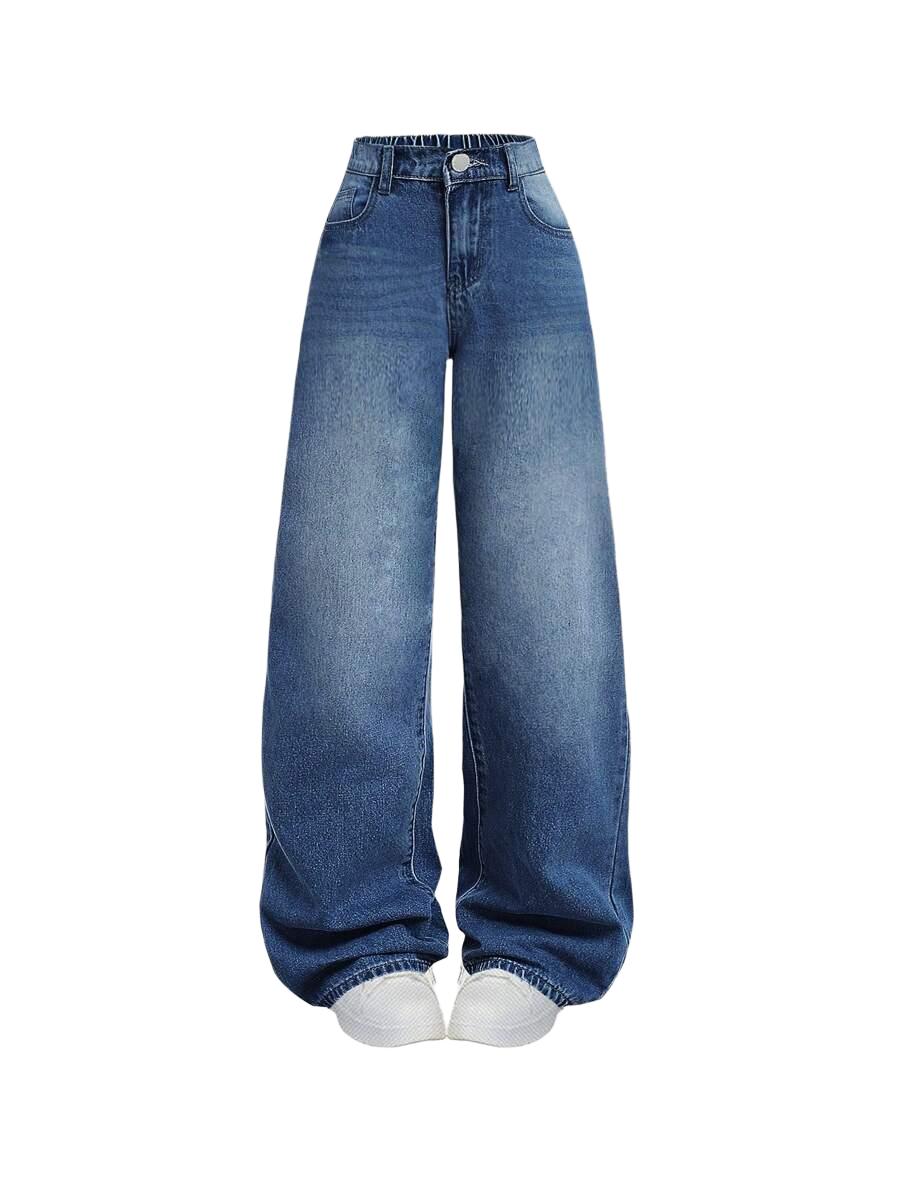 NIEBIESKIE SPODNIE JEANS