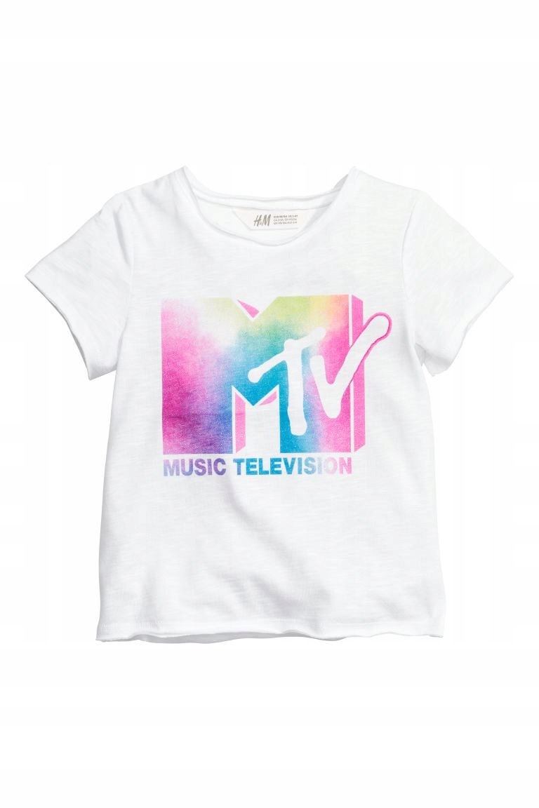 KOSZULKA T-SHIRT NADRUK M TV 