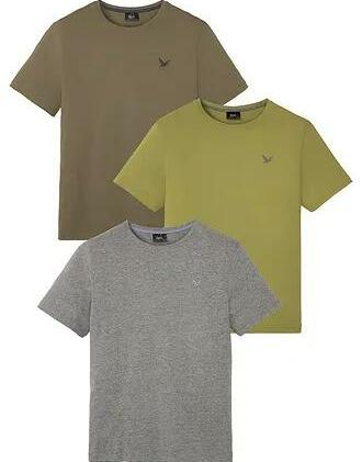 T-SHIRT BAWEŁNIANY 3PAK