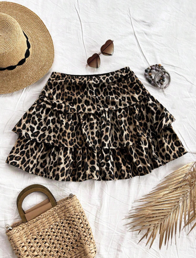 MINI SPÓDNICA ANIMAL PRINT 