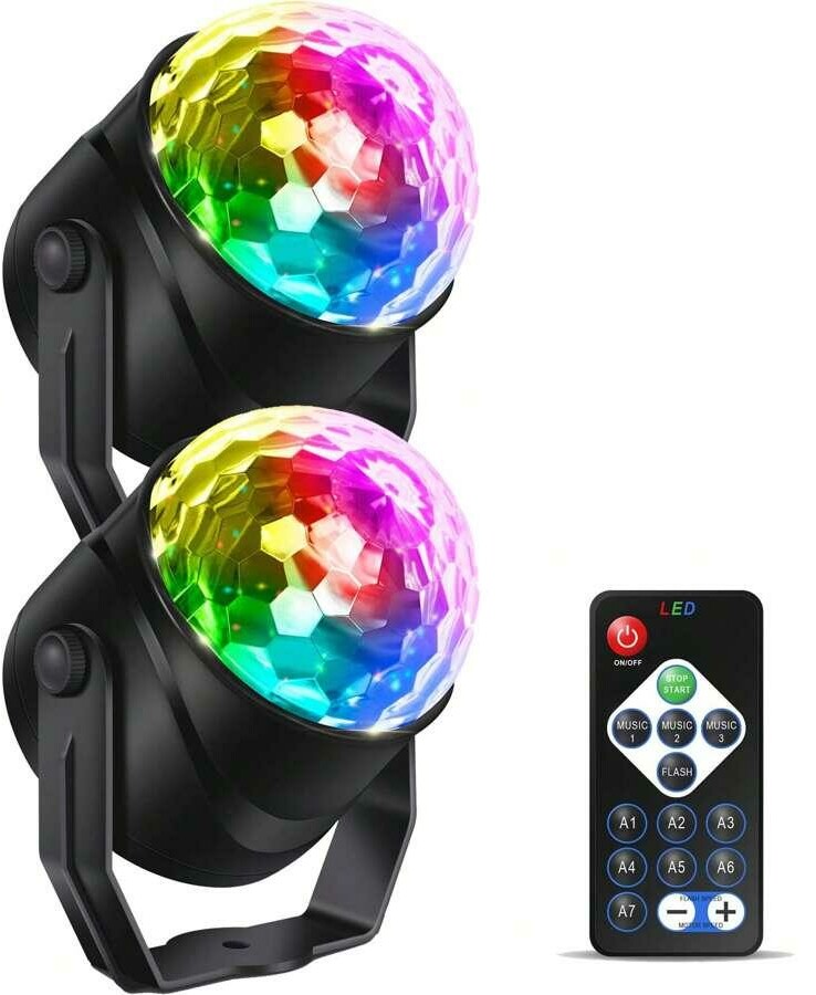 PROJEKTOR LED OŚWIETLENIE NA IMPREZĘ 2-PACK