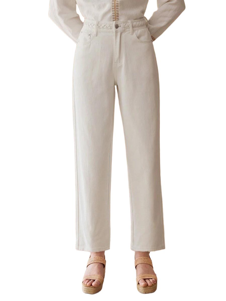 JEANSY DAMSKIE STRAIGHT LEG WYSOKI STAN