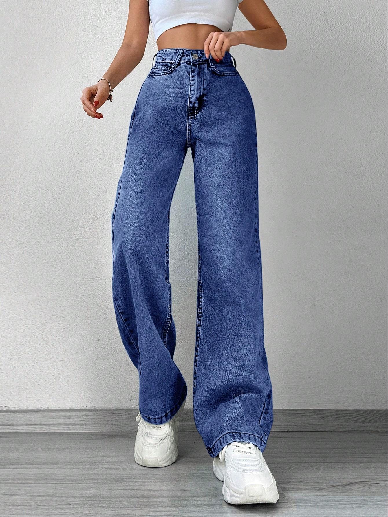 NIEBIESKIE SPODNIE JEANS