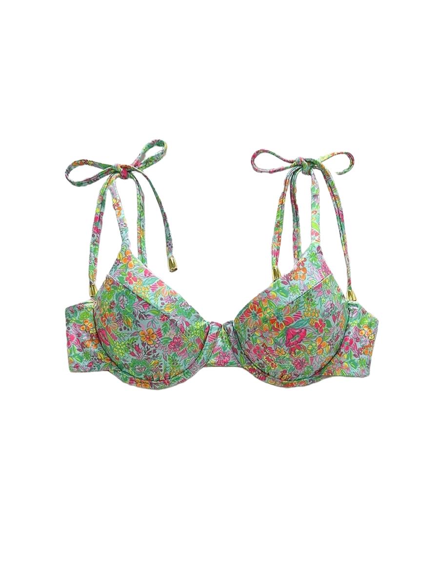 GÓRA OD BIKINI ROŚLINNY WZÓR