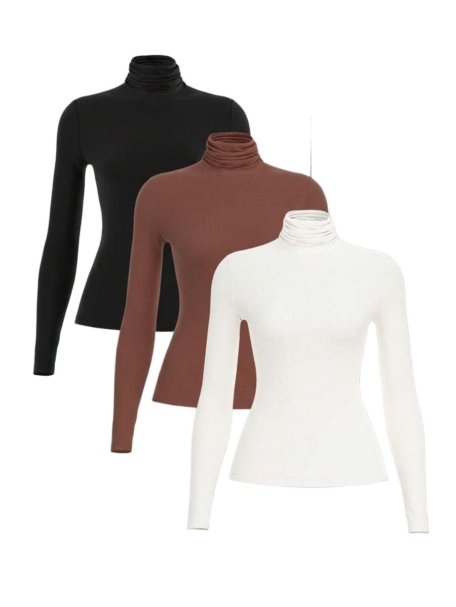 golf z długim rękawem 3-pack