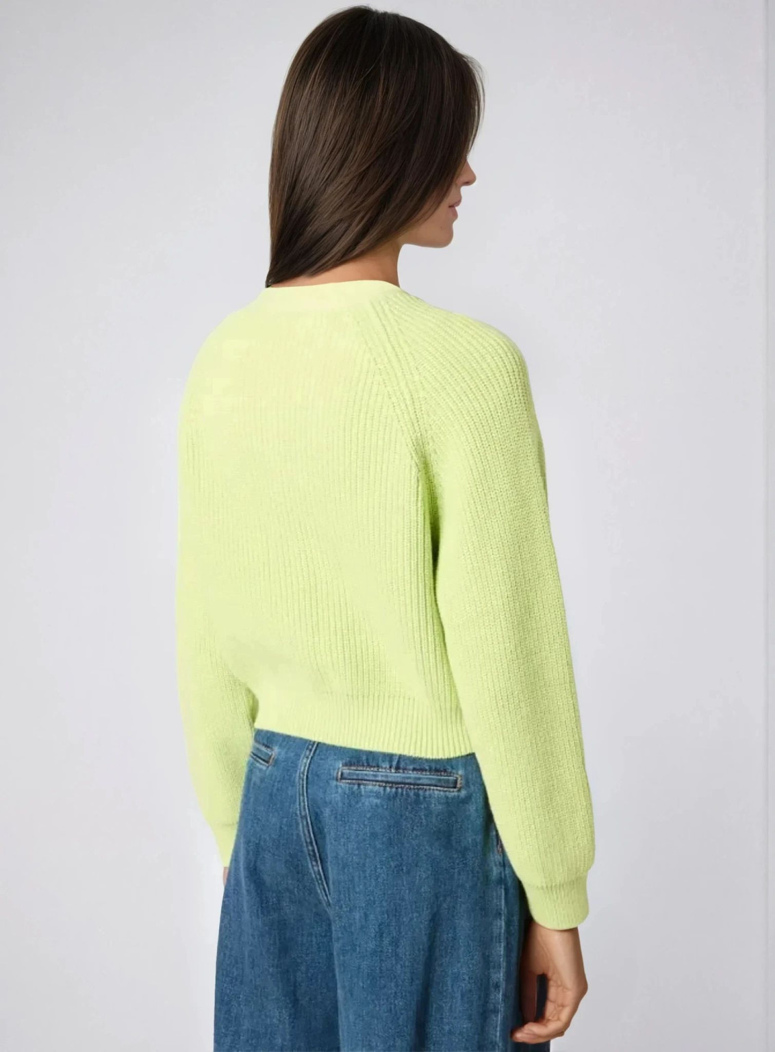 zielony sweter kardigan guziki v-neck