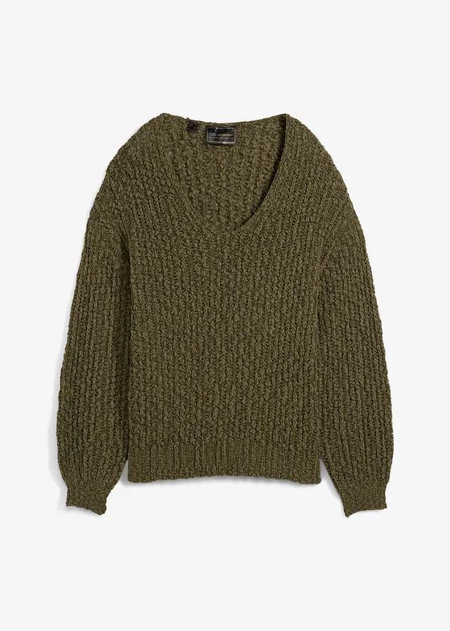 SWETER DAMSKI ZIELONY