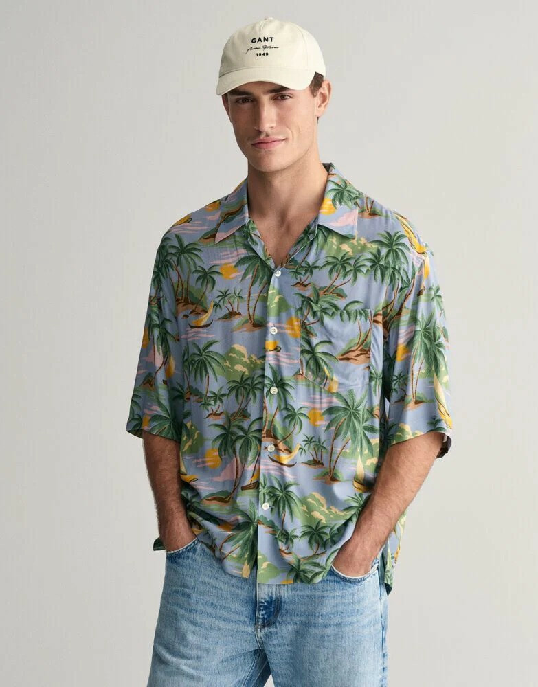 KOSZULA Z KRÓTKIM RĘKAWEM PRINT HAWAII