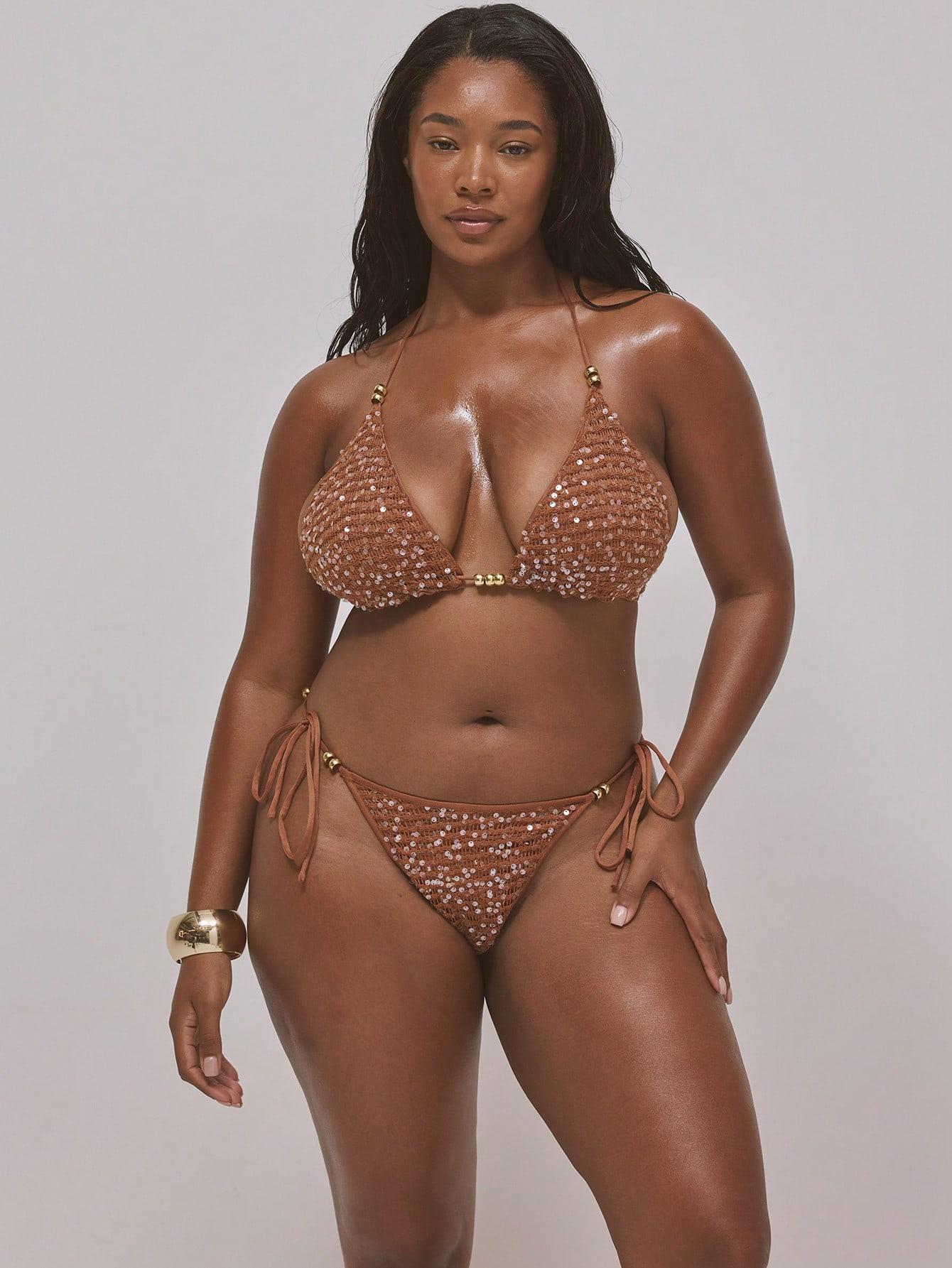 GÓRA OD BIKINI cekiny