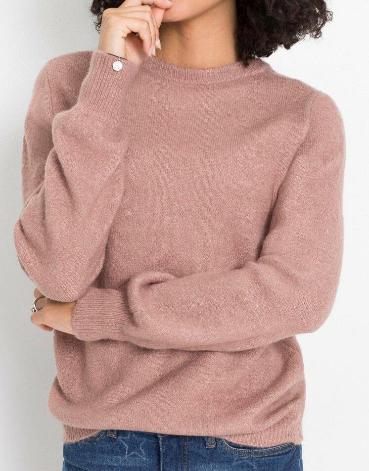 RÓŻOWY SWETER DAMSKI