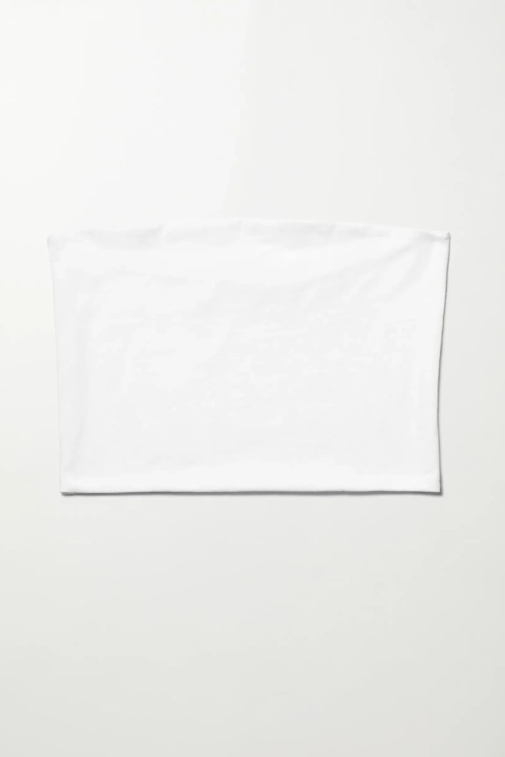BIAŁY CROP TOP OPASKA