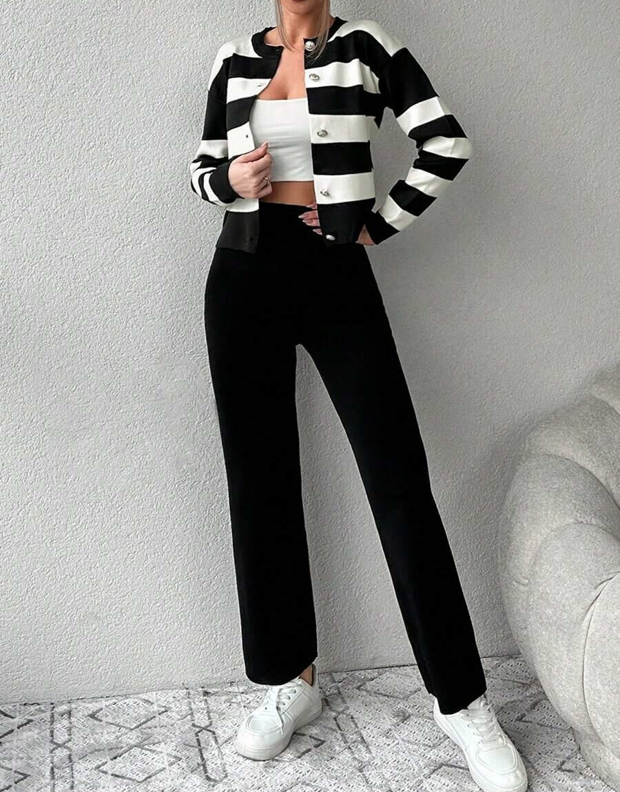 KOMPLET SWETER SPODNIE