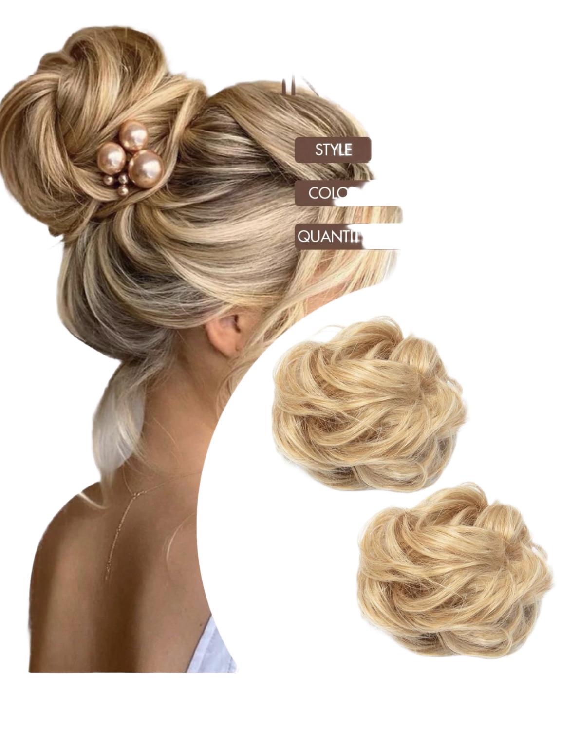 blond WŁOSY KOK 1szt.