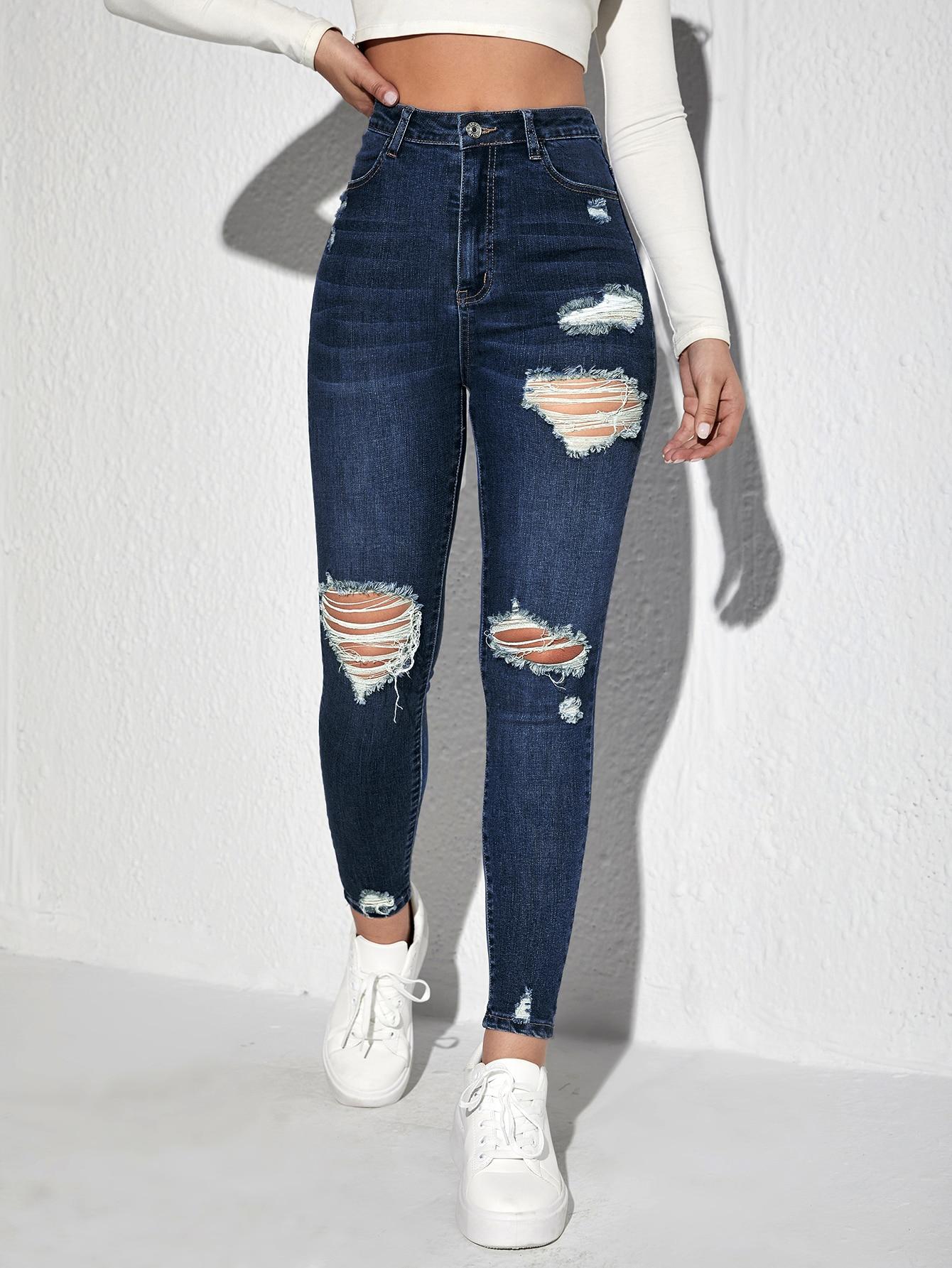 NIEBIESKIE SPODNIE JEANS