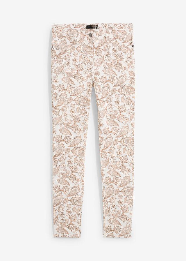 SPODNIE JEANS WE WZORY