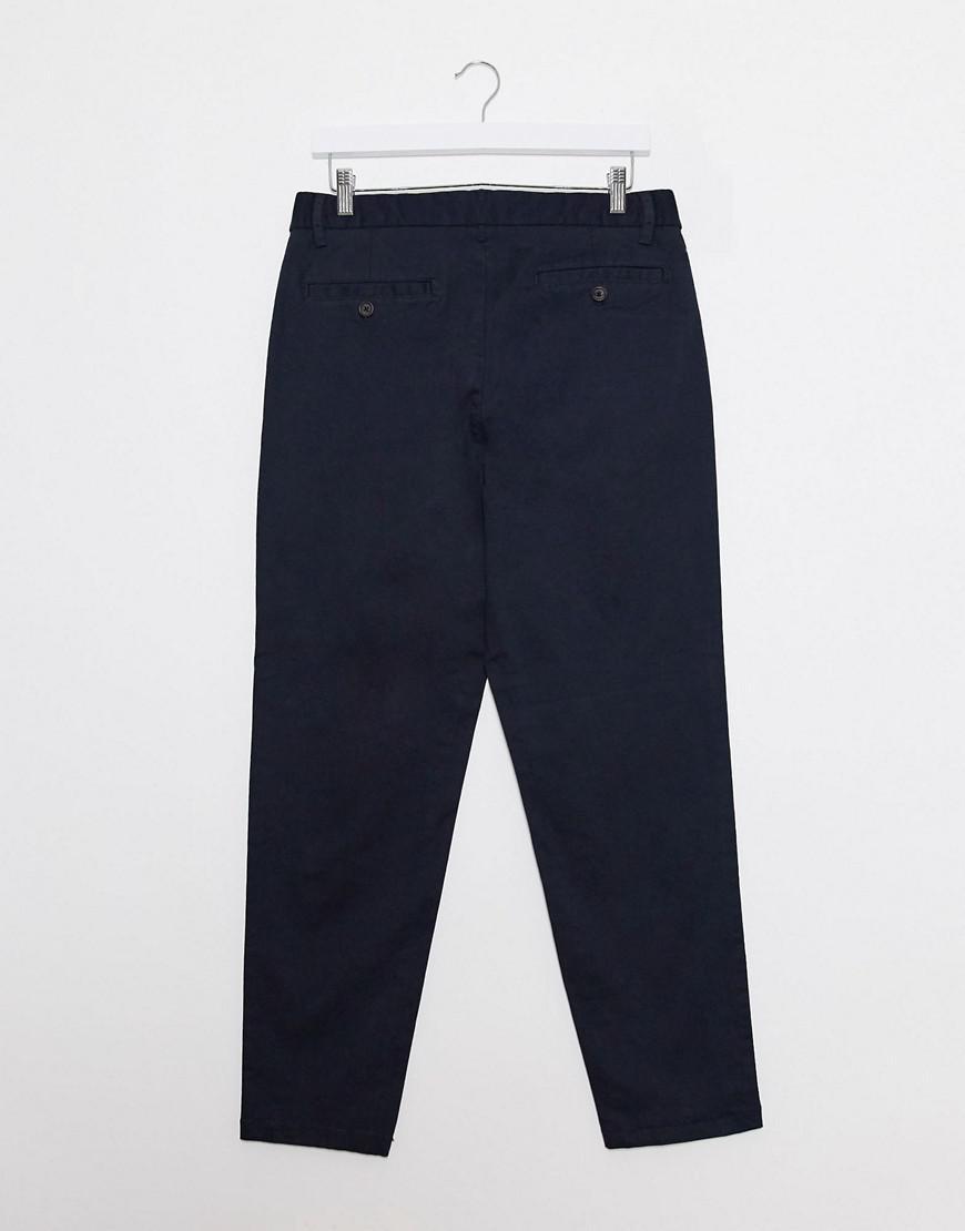 granatowe SPODNIE CHINOS