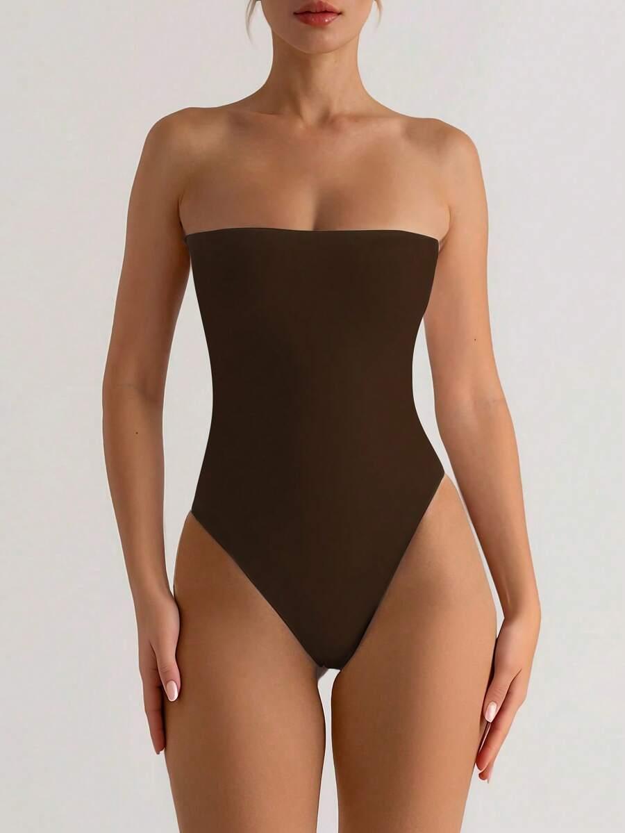 BRĄZOWE BODY ODKRYTE RAMIONA