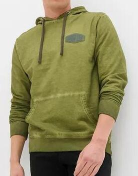 BLUZA Z KAPTUREM Z BAWEŁNY