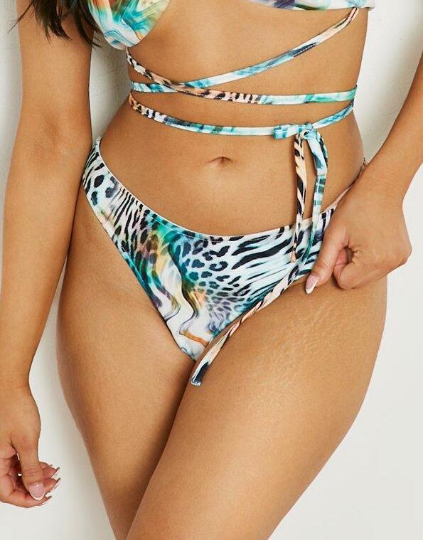 DÓŁ OD BIKINI ANIMAL PRINT