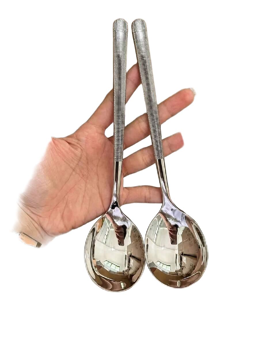 srebrna łyżka 2-pack