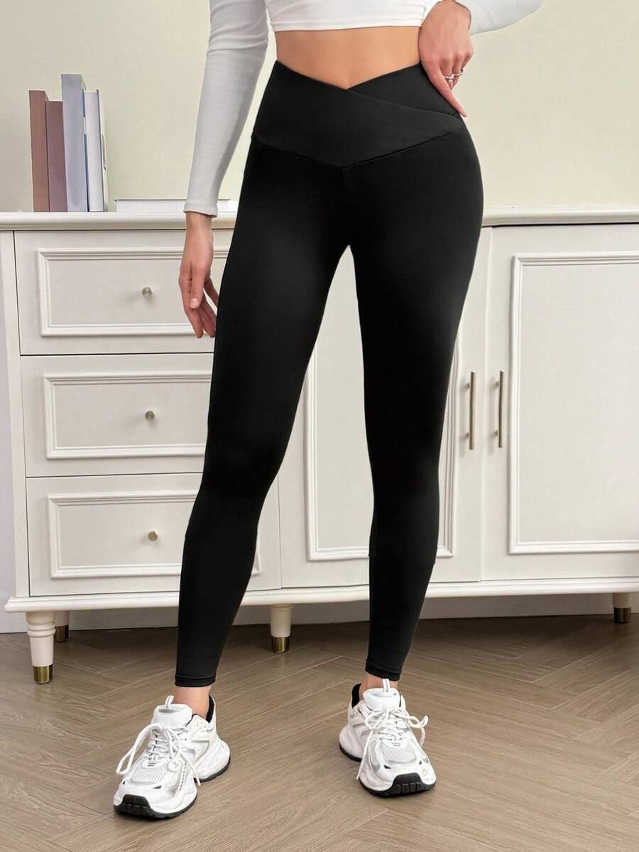 CZARNE LEGGINSY WYSOKI STAN