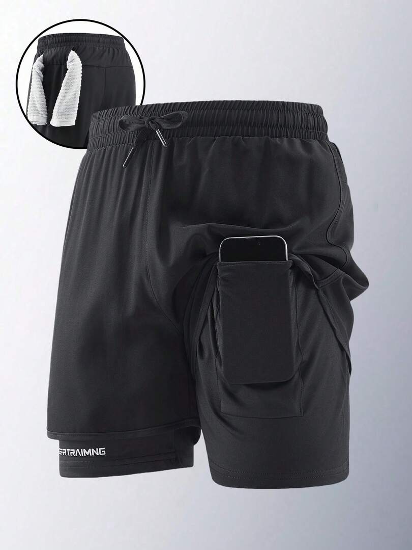 CZARNE SPODENKI OUTDOOROWE