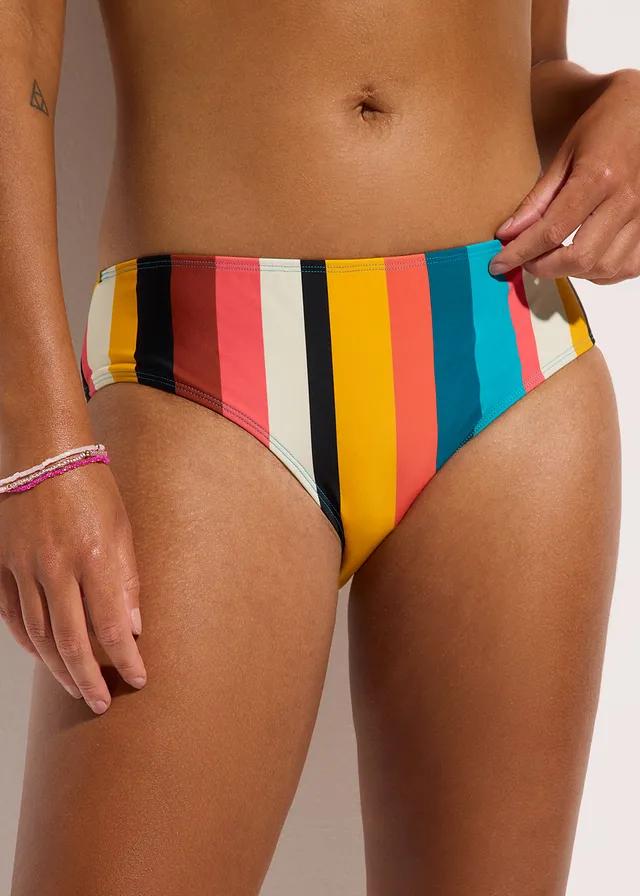 dół od bikini wzór paski